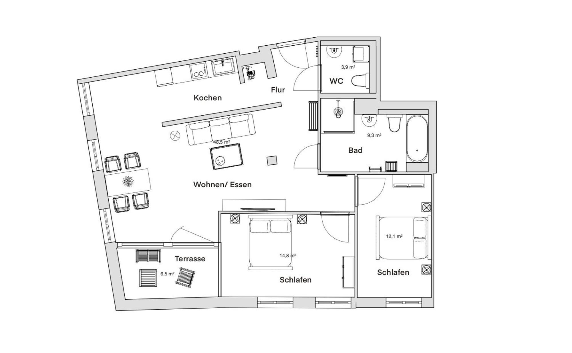 Pineapple Apartments Dresden Altstadt IV - 91 Qm - 1X Free Parking Екстер'єр фото